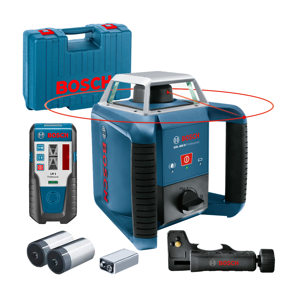 BOSCH GRL 400 H Nivela laser rotativa (400 m)
