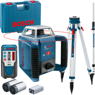 BOSCH GRL 400 H Nivela laser rotativa (400 m) +  BT 170 Trepied + GR 240 Rigla