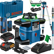 BOSCH GRL 650 CHVG Nivela laser rotativa cu laser VERDE (650 m) + Receptor si telecomanda + BT 170 Trepied + GR 500 Rigla
