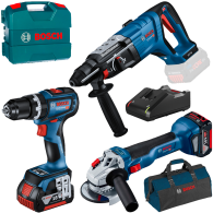BOSCH GBH 18V-28 D Ciocan rotopercutor brushless, Li-Ion, cu 2 acumulatori Li-Ion, 5Ah, 3.4J GSB 18V-50 Masina de gaurit cu perc