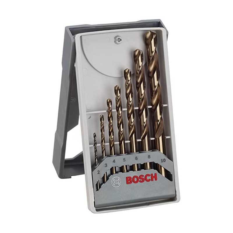 Bosch Set 7 burghie X-Line pentru metal HSS-Co, D2-10mm