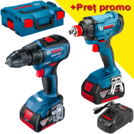 BOSCH GSR 18V-50 Masina de gaurit si insurubat brushless cu 2 acumulatori Li-Ion, 5Ah CoolPack, 50Nm, cu incarcator rapid de 8Ah