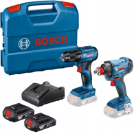 BOSCH Kit 2 scule 18V GSR 185 Masina de gaurit si insurubat brushless Li-Ion, 50Nm + GDX 180 Masina de insurubat cu impact Li-Io