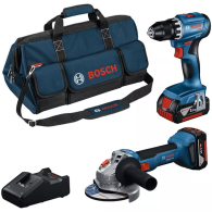 BOSCH Kit 2 scule 18 V GSR + GWS + 2 x 4.0Ah + GAL