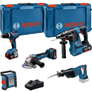 BOSCH Kit 5 scule 18V GSB+GBH+GWS+GSA+GLI+3x5+GAL
