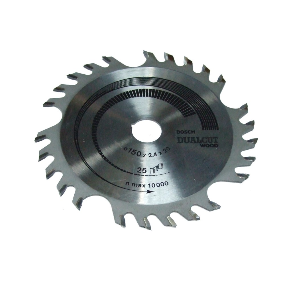 Bosch Panza ferastrau circular Dualcut Wood, 150x20x2.4mm, 25T