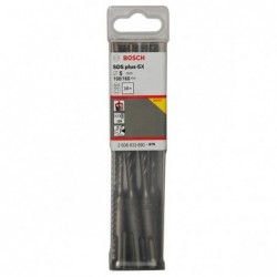 Bosch Set 10 burghie pentru gaurire cu percutie SDS Plus-5x, 6x100x160mm