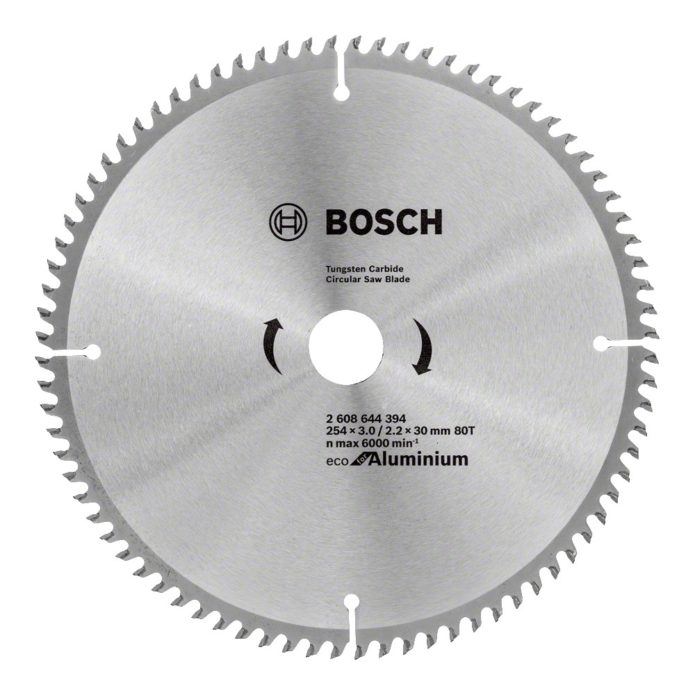 Bosch Panza ferastrau circular Eco for Aluminium, 254x30x3mm, 80T