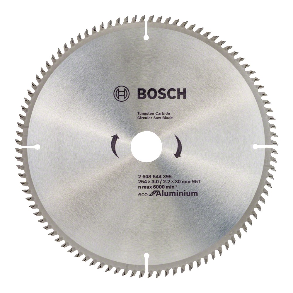 Bosch Panza ferastrau circular Eco for Aluminium, 254x30x3mm, 96T