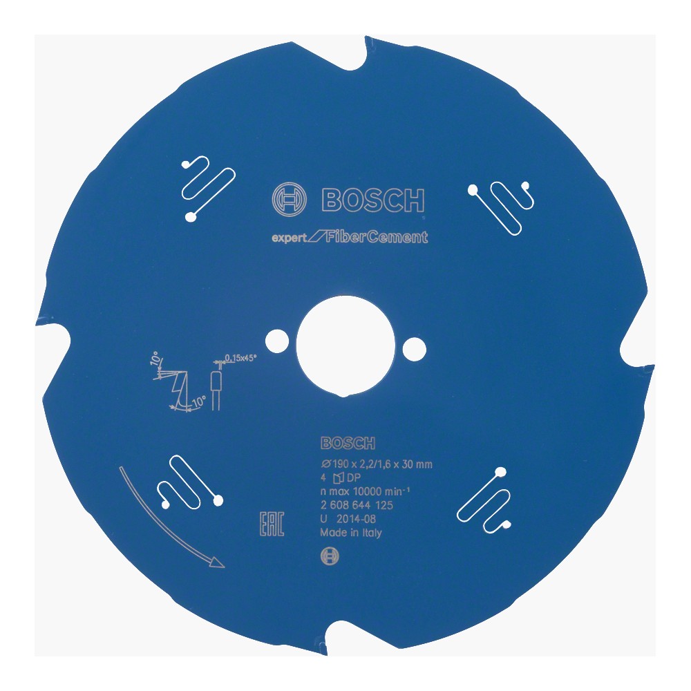 Bosch Panza ferastrau circular Expert for Fiber Cement, 190x30x2.2mm, 4T,