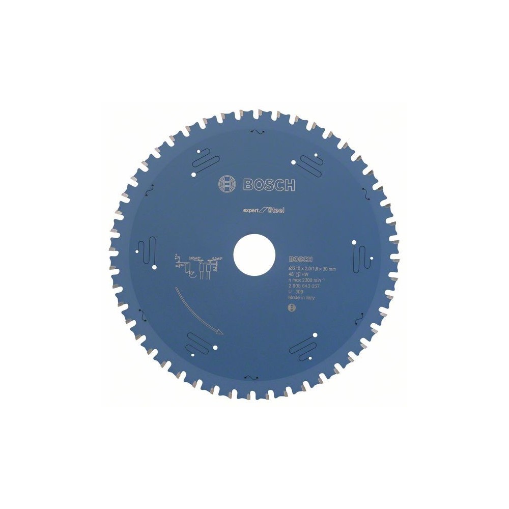 Bosch Panza ferastrau circular Expert for Steel, 210x30x2mm, 48T