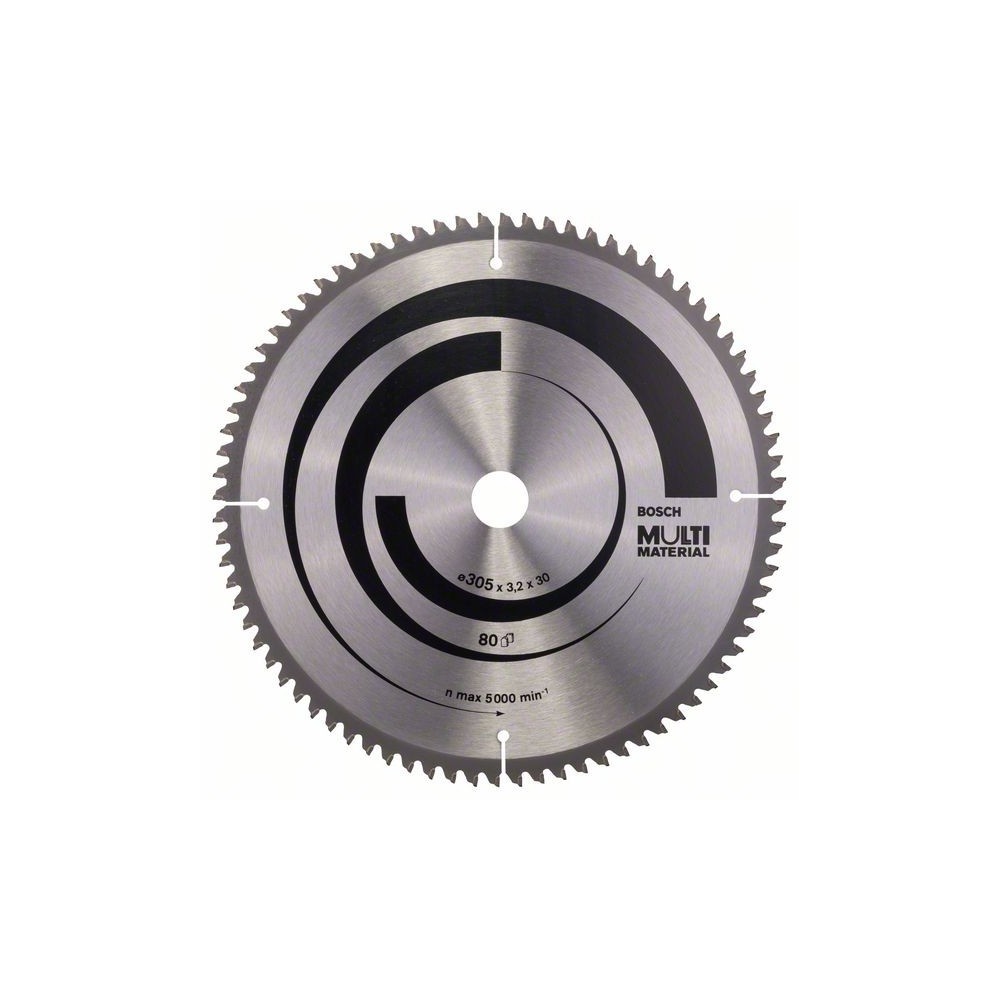 Bosch Panza ferastrau circular Multi Material, 305x30x3.2mm, 80T