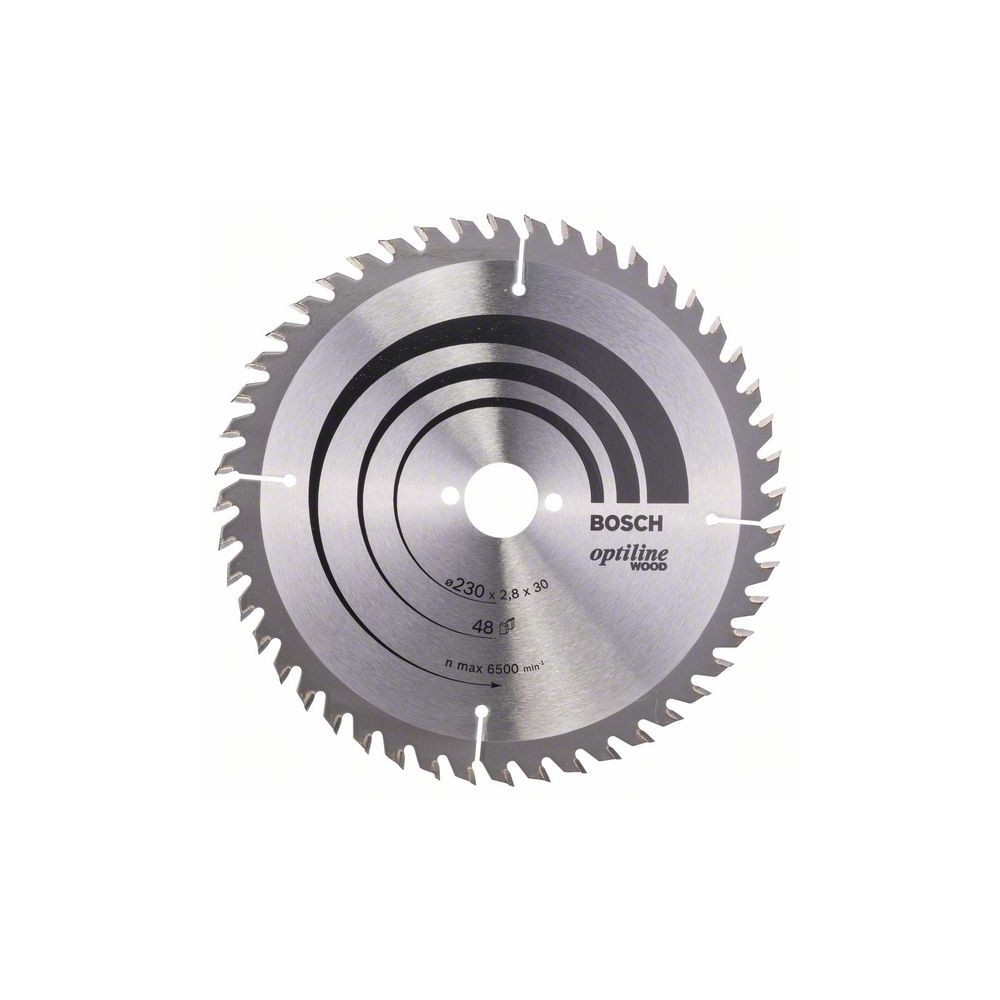Bosch Panza ferastrau circular Optiline Wood, 230x30x2.8mm, 48T