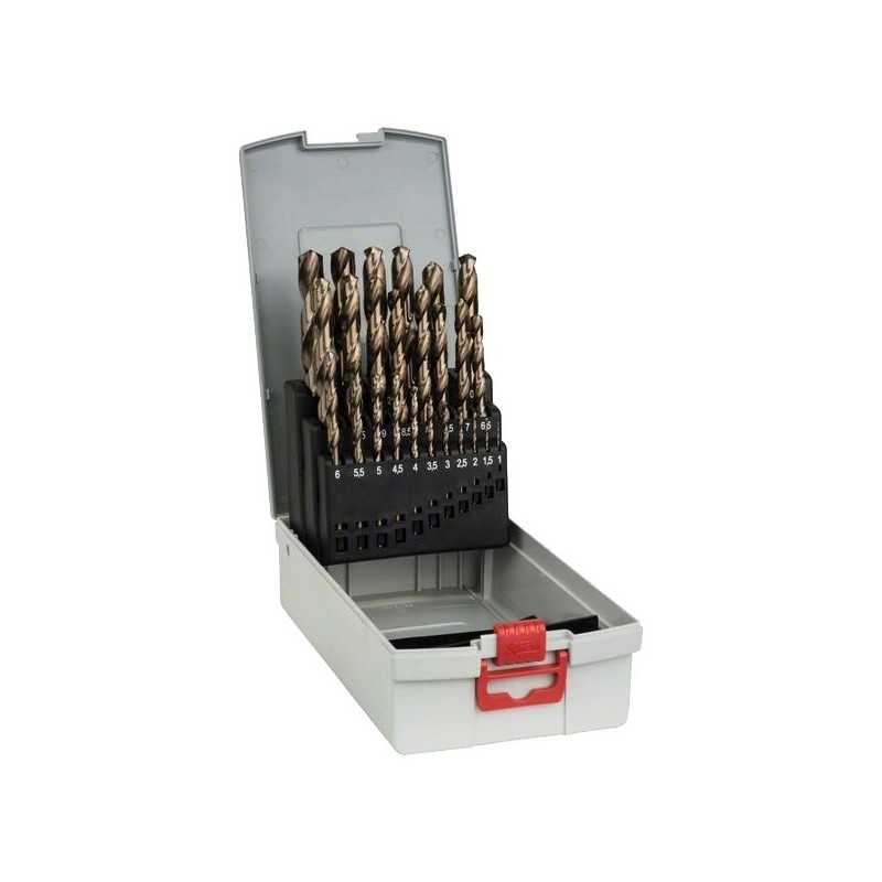 Bosch Set 25 burghie pentru metal ProBox HSS-Co, DIN 338, D1-13mm