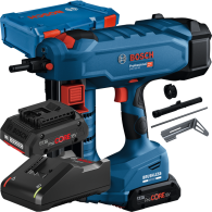BOSCH GNB 18V-40 Pistol pentru cuie pentru beton BITURBO brushless, cu 2 acumulatori Li-Ion, 4Ah + Incarcator