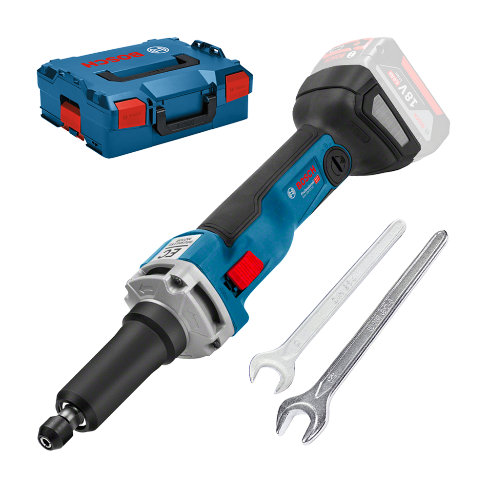 BOSCH  GGS 18V-23 LC (SOLO) Polizor drept  Li-Ion, fara acumulator in set + L-BOXX