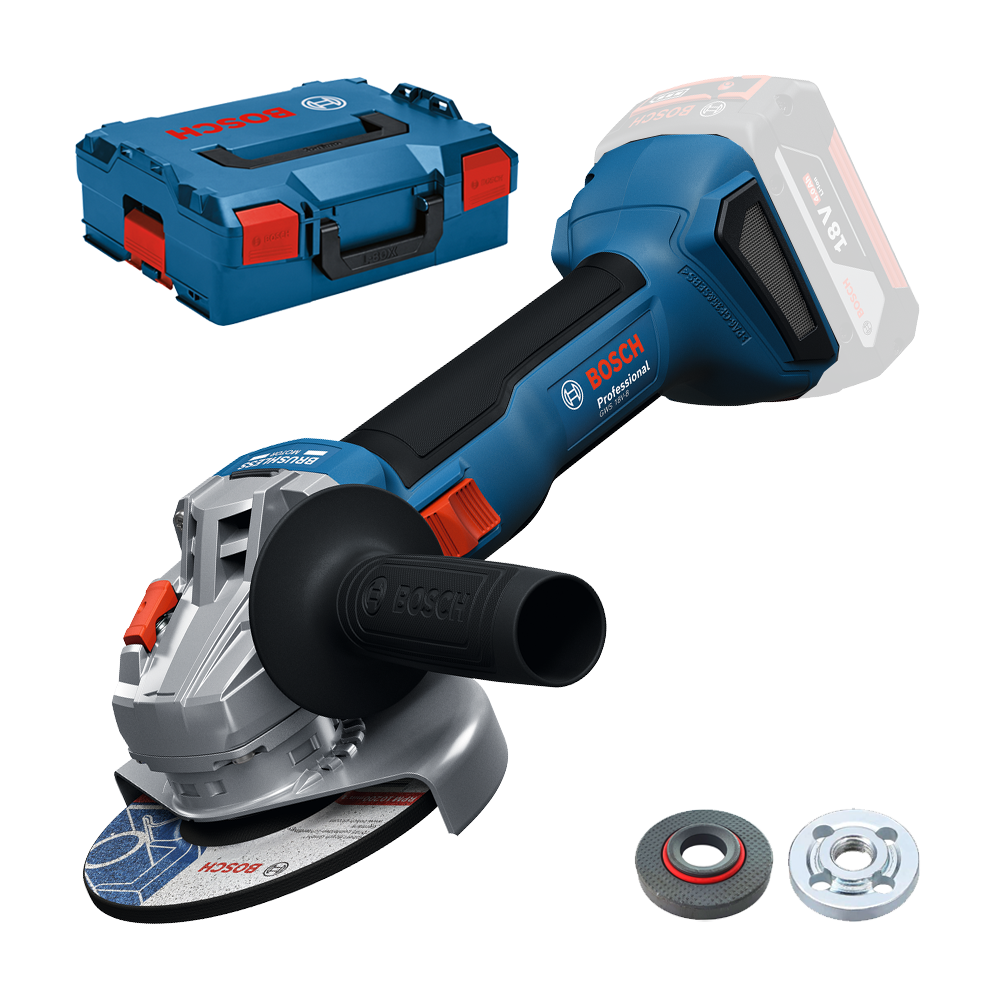 BOSCH  GWS 18V-8 (SOLO) Polizor unghiular brushless, Li-Ion, diametru disc 125 + L-BOXX, fara acumulator in set