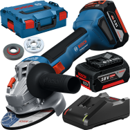 Bosch GWS 18V-8 Polizor unghiular 18V + 2 acumulatori 5Ah + incarcator