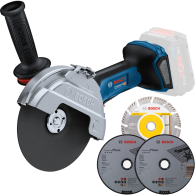 BOSCH GWS 18V-180 P (SOLO) Polizor unghiular BITURBO brushless, Li-Ion, diametru disc 180, fara acumulator in set
