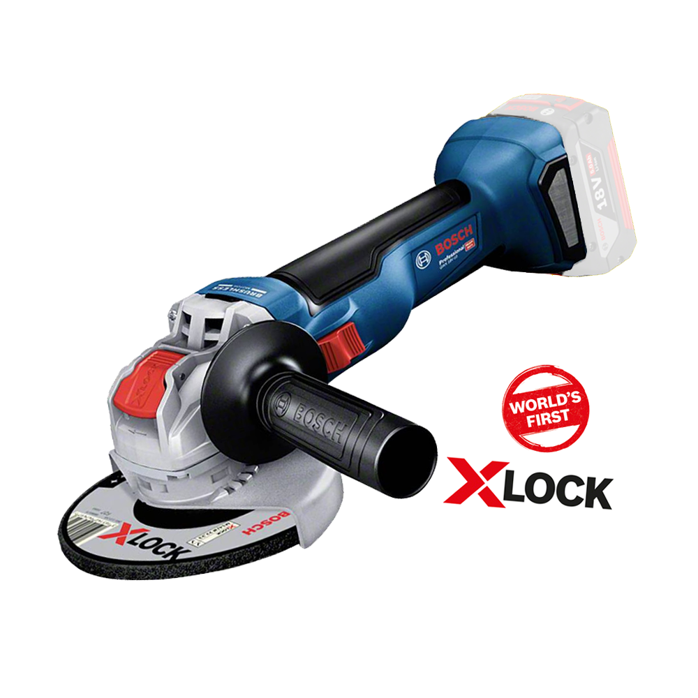 BOSCH GWX 18V-10 (SOLO) Polizor unghiular brushless, Li-Ion, diametru disc 125, fara acumulator in set, cu X-LOCK