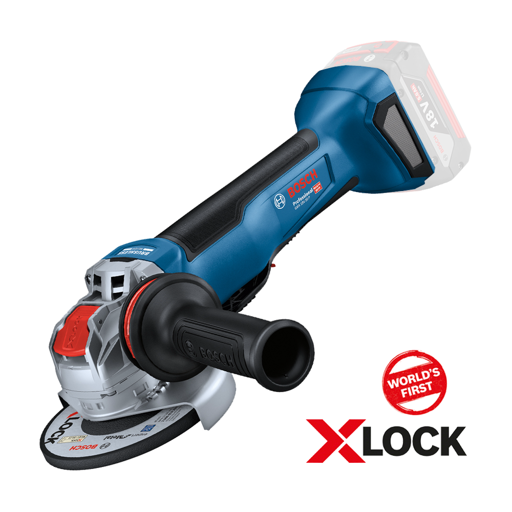 BOSCH GWX 18V-10 P (SOLO) Polizor unghiular, Li-Ion, diametru disc 125, fara acumulator in set, cu X-LOCK