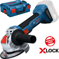 BOSCH GWX 18V-8 (SOLO) Polizor unghiular, Li-Ion, diametru disc 125, fara acumulator in set + L-BOXX, cu X-LOCK
