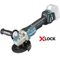 MAKITA DGA519Z Polizor unghiular brushless, cu regulator Li-Ion, diametru disc 125 mm, fara acumulator in set, cu X-LOCK (SOLO)