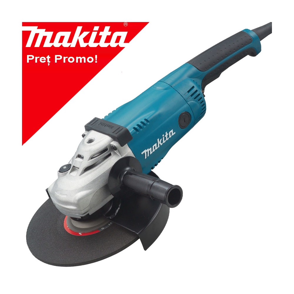 MAKITA GA9020 Polizor unghiular 2200 W, diametru disc 230 (Cu urme fine de zgarieturi!)