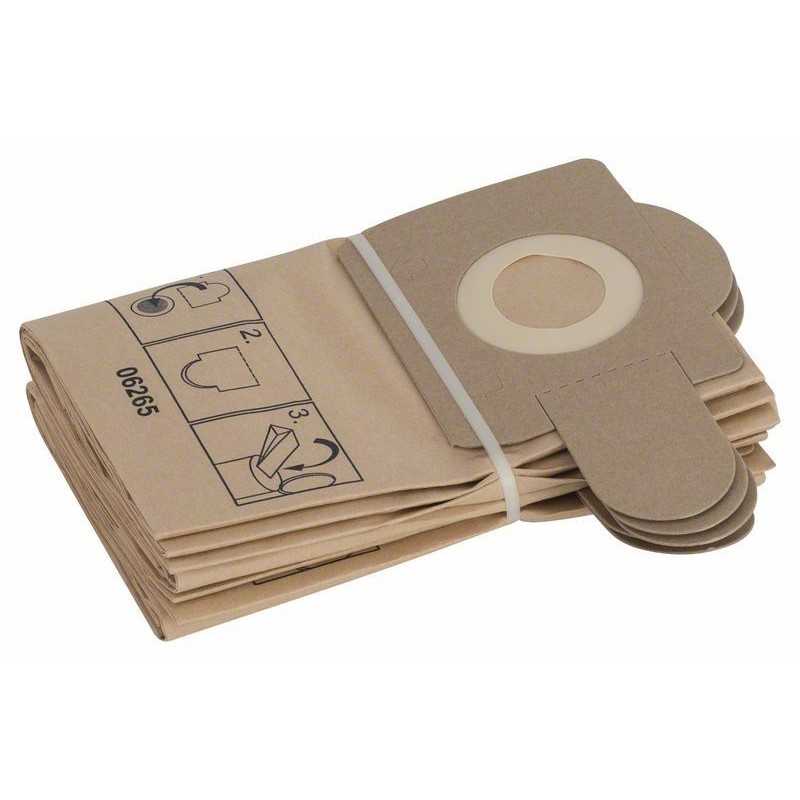 Bosch Set de 5 Saci filtranti din hartie pentru PAS 11 / PAS 12