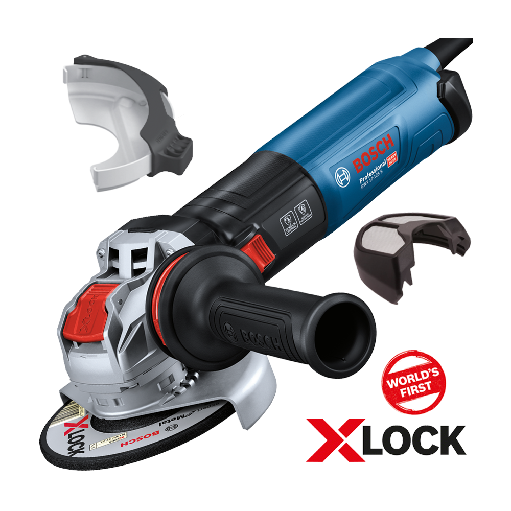 BOSCH GWX 17-125 S Polizor unghiular 1700 W, diametru disc 125 cu X-LOCK