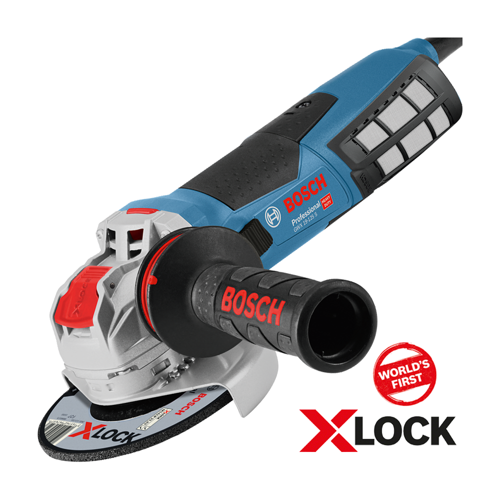 BOSCH GWX 19-125 S Polizor unghiular 1900 W, diametru disc 125 cu X-LOCK