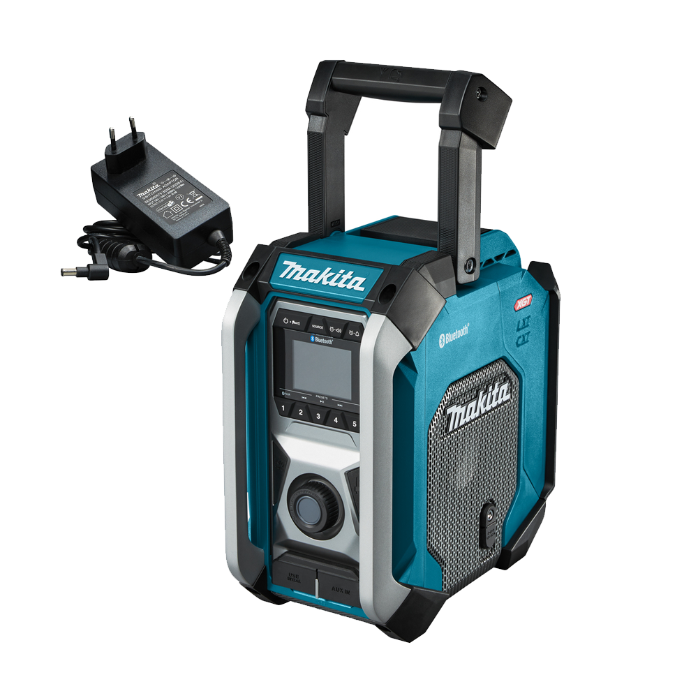 MAKITA MR006GZ Radio cu bluetooth FM/AM, Li-Ion 12V CXT, 18V LXT, 40V XGT, fara acumulator in set (SOLO)