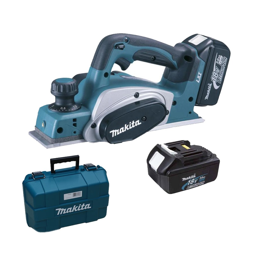 MAKITA DKP180RFE Rindea cu 2 acumulatori Li-ion, 18V, 3Ah