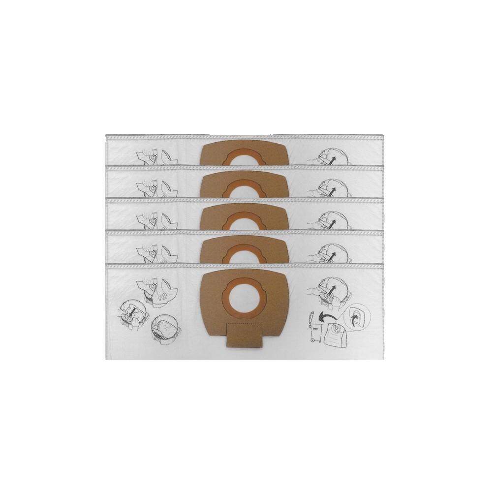 Makita P-72899 Set 5 Saci praf textil pentru VC