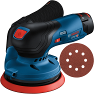 BOSCH GEX 12V-125 Slefuitor excentric cu 1 acumulator Li-Ion, 3Ah (Fara incarcator!)