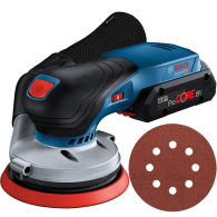 BOSCH GEX 18V-125 (SOLO) Slefuitor excentric Li-Ion, fara acumulator in set +  Acumulator 4Ah ProCore (Fara incarcator!)