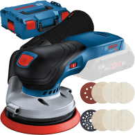 BOSCH GEX 18V-125 (SOLO) Slefuitor excentric Li-Ion, fara acumulator in set + L-BOXX + M480 starter set