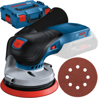 BOSCH GEX 18V-125 (SOLO) Slefuitor excentric Li-Ion, fara acumulator in set + L-BOXX