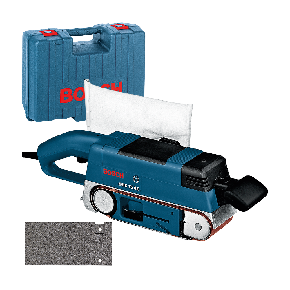 BOSCH GBS 75 AE Slefuitor cu banda 750 W + Valiza