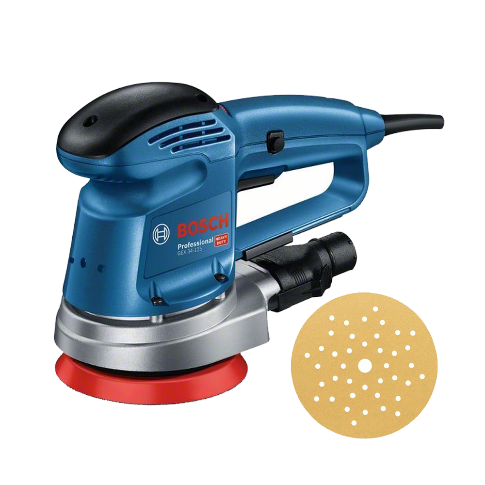 BOSCH GEX 34-125 Slefuitor excentric 340 W