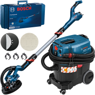 BOSCH GTR 550 Slefuitor pentru pereti/tavan/gips-carton + GAS 35 L AFC Aspirator universal 1200 W