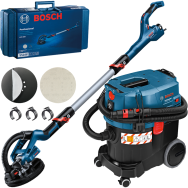 BOSCH GTR 550 Slefuitor pentru pereti/tavan/gips-carton + GAS 35 L SFC+ Aspirator universal 1200 W