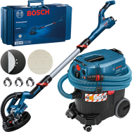 BOSCH GTR 550 Slefuitor pentru pereti/tavan/gips-carton + GAS 35 M AFC Aspirator universal 1200 W cu furtun antistatic