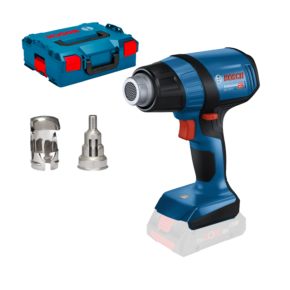 BOSCH GHG 18V-50 (SOLO) Suflanta cu aer cald Li-Ion + L-BOXX, fara acumulator in set
