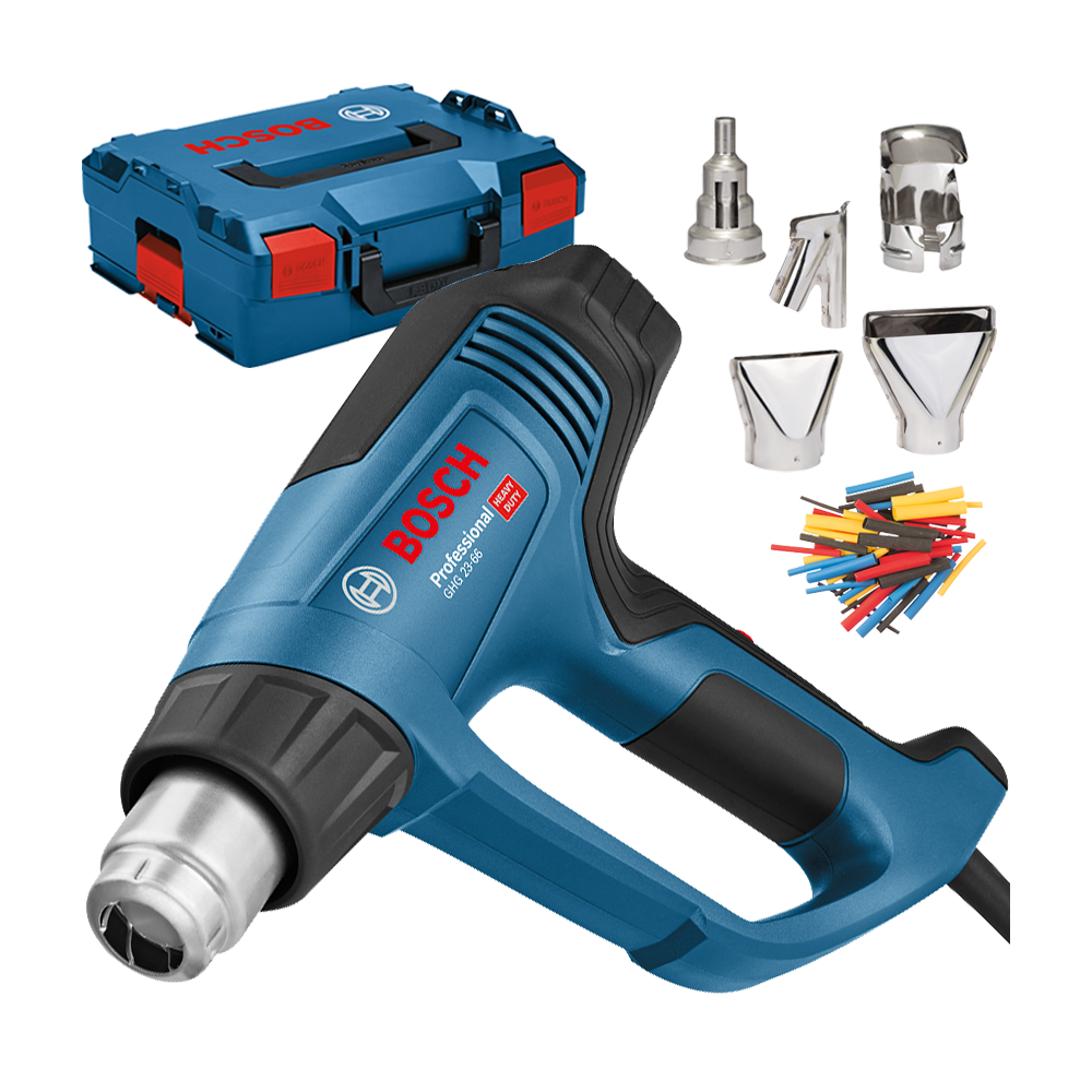 BOSCH GHG 23-66 Suflanta cu aer cald 2300 W + Set accesorii + L-BOXX