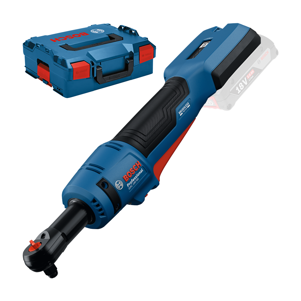 BOSCH GRC 18V-60 (SOLO) Surubelnita cu clichet 18V, 60Nm + L-BOXX, fara acumulator in set