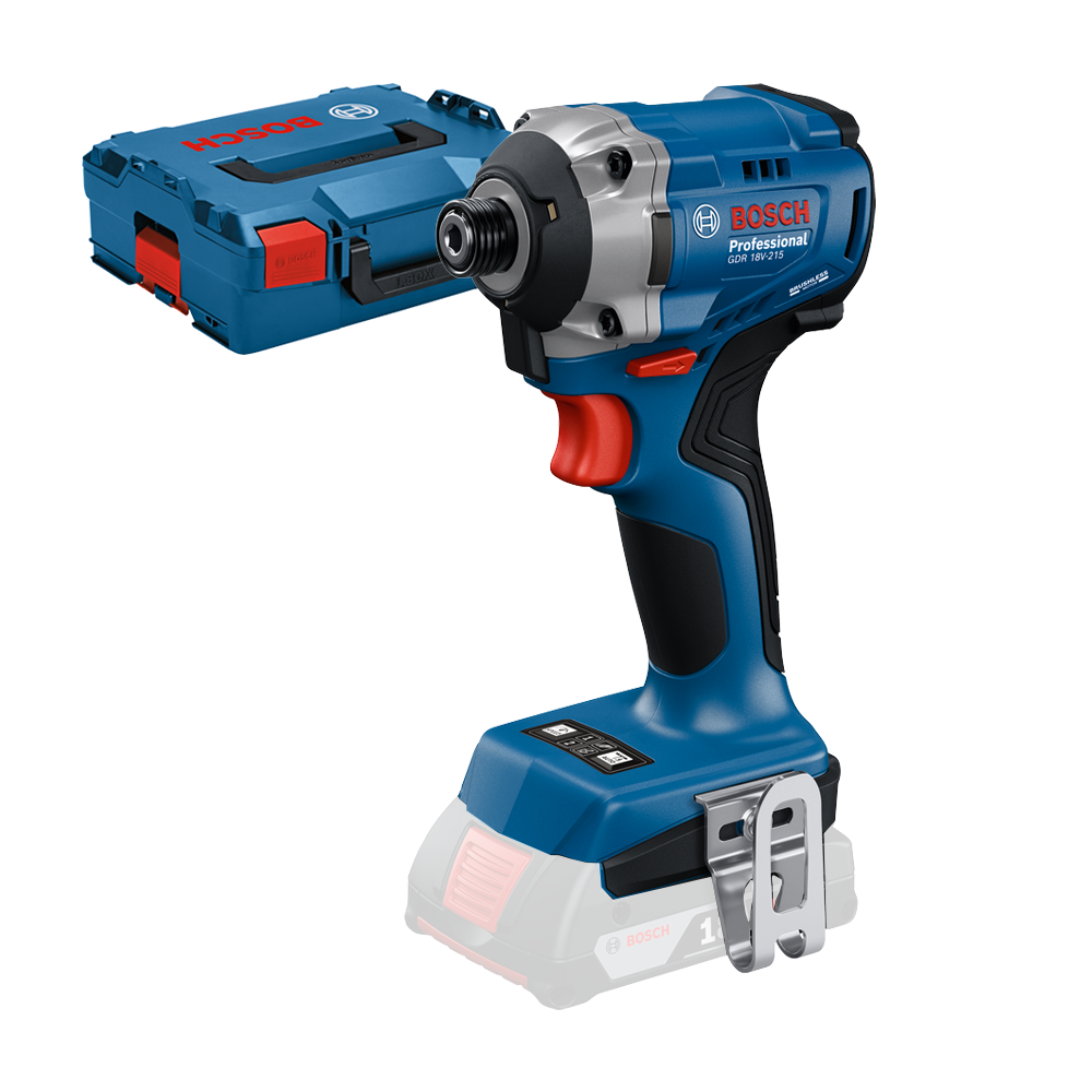 BOSCH  GDR 18V-215 (SOLO) Surubelnita cu impact brushless, Li-Ion, 215Nm, fara acumulator in set + L-BOXX