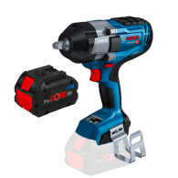 BOSCH GDS 18V-1000 (SOLO) Surubelnita cu impact brushless BITURBO, Li-Ion, 1000Nm, prindere 1/2" +  Acumulator 8Ah ProCore (Fara