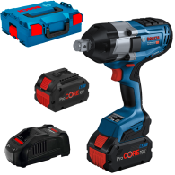 BOSCH GDS 18V-1050 H Surubelnita cu impact cu 2 acumulatori Li-Ion, 8Ah, 1050Nm, prindere 3/4" + L-BOXX
