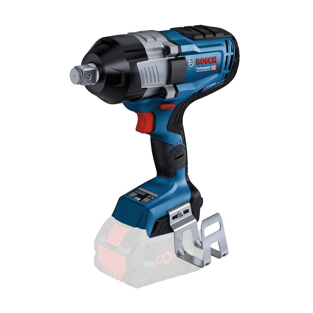 BOSCH GDS 18V-1600 HC (SOLO) Surubelnita cu impact BITURBO brushless Li-Ion, 2200Nm, prindere 3/4", fara acumulator in set